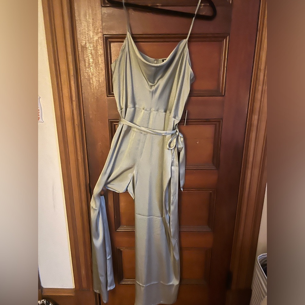 Express satin jumpsuit